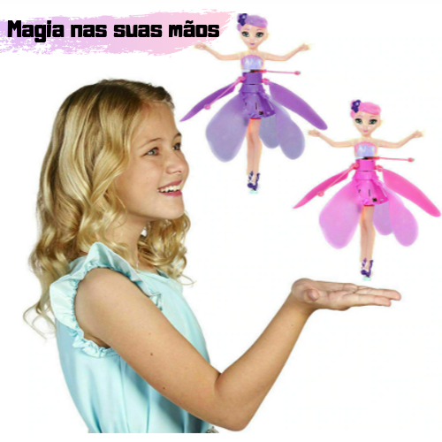 Boneca Fada Voadora Flying Fairy Toy Bailarina