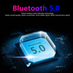 FONE Bluetooth 9D + Carregador Portátil